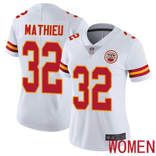 Women Kansas City Chiefs #32 Mathieu Tyrann White Vapor Untouchable Limited Player Football Nike NFL Jersey->youth nfl jersey->Youth Jersey